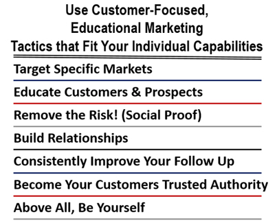 Consider Using Personalized Customer-Focused, Educational Marketing Tactics