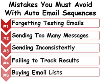 6 Mistakes to Avoid with Your Automated Email Sequences