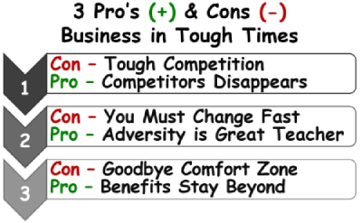 The Pros and Cons of Running&##xd;&##xa;a Small Business in Uncertain Times&nbsp;
