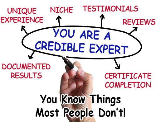 You Are a Credible Authority in Your Local Marketplace Niche