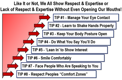 How To Show Respect & Expertise Without Even Opening Your Mouth