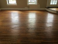AFTER SUCCESSFUL DRY COMPOUND WOOD SYSTEM CLEANING