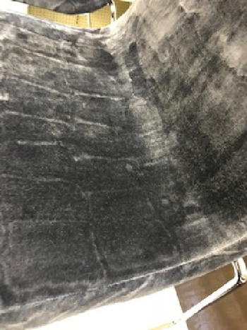 Warning&##x3a;  Serious Risks When Cleaning Embossed Velvet
