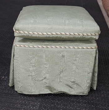 Blood on this ottoman was removed successfully by the following procedure&##x3a;-