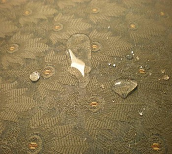 THIS FABRIC HAD PROTECTOR APPLIED AFTER ALL CLEANING AND SPOTTING AGENTS WERE REMOVED -